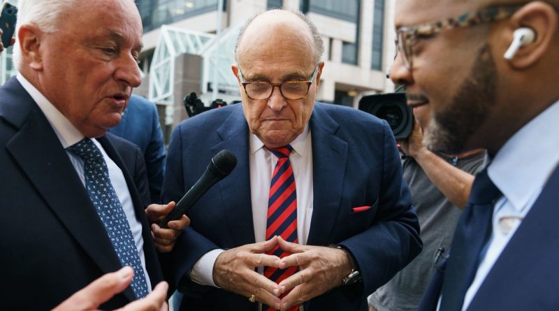 Rudy Giuliani appears before Georgia special grand jury