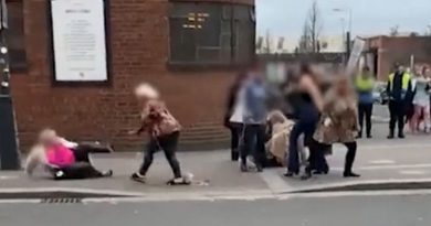 Women filmed brawling outside club on Mother’s Day as one screams ‘get off her’