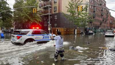 ‘Life-threatening’ New York deluge triggers flash floods, swamps subways