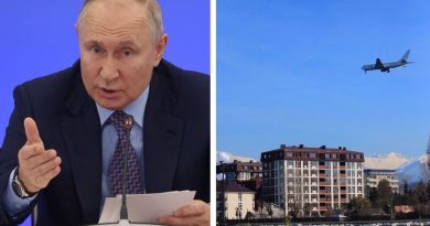 Report drone hits Russia’s Sochi Airport in major blow for Vladimir Putin